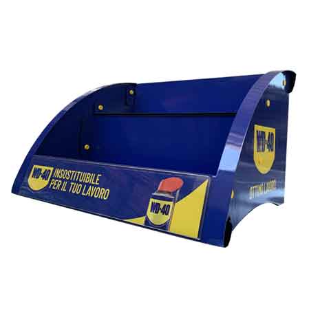 PRÉSENTOIR DE COMPTOIR « WD-40 » VIDE 10 emplacements