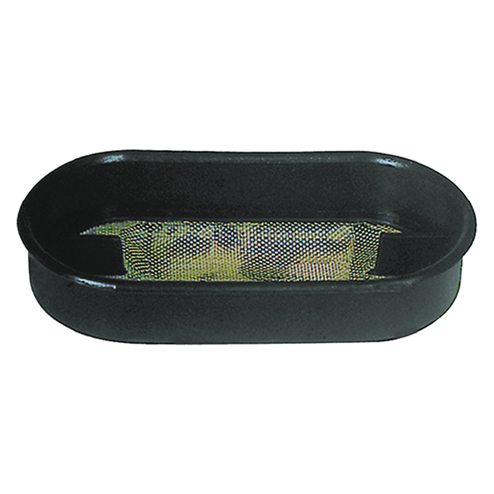 TREILLIS OVALE EN PVC maille laiton