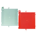 POLYPROPYLENPLATTE 20x20 cm – rot