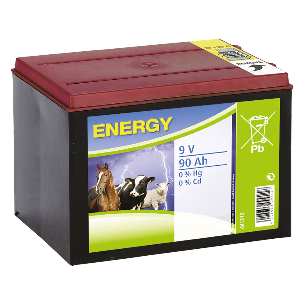 BATTERIE FÜR ELEKTROZAUN 9V - 90 Ah