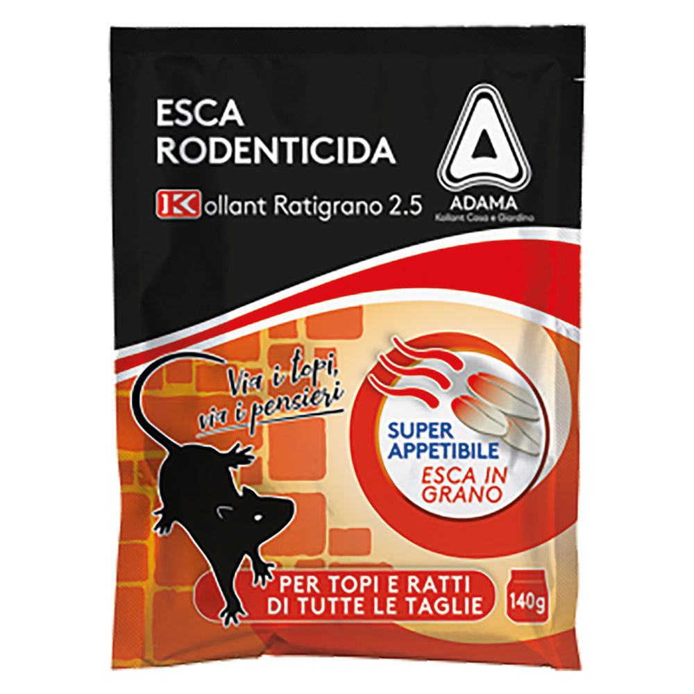 APPÂT RODENTICIDE EN GRAINS 140 gr