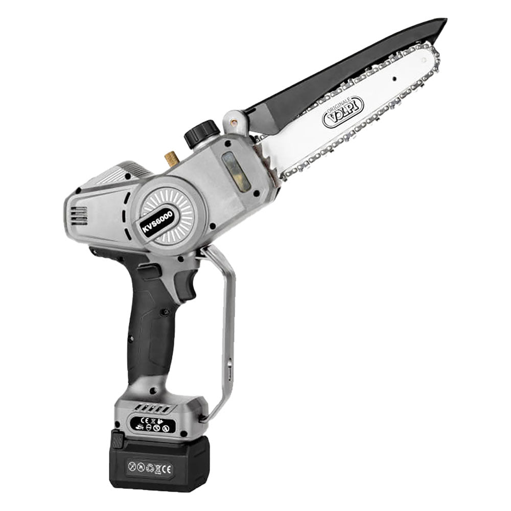 SÉCATEUR ÉLECTRIQUE SANS FIL 'KVS 6000' guide-chaîne 12 cm - Ø de coupe 10 cm