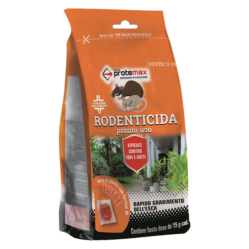 APPÂT RODENTICIDE FRAIS 'PÂTE ROUGE' 1,5 kg.