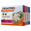 COMPRIMÉS ANTIPARASITAIRES À MÂCHER « FRONTPRO » chiens de 2 à 4 kg / 3 comprimés de 11,3 mg