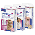 PREVENDOG ZECKEN- UND FLOHHALSBAND FÜR HUNDE von 0 bis 25 kg – 60 cm (2er-Pack)