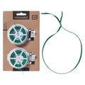 PVC-UMMANTELTER DRAHT, FLACH 2 Spulen à 20 m - mit Cutter