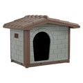 HUNDEHÜTTE MIT SCHRÄGEM DACH 'CLASSIC ECO' groß - 99 x 70 x H. 75 cm