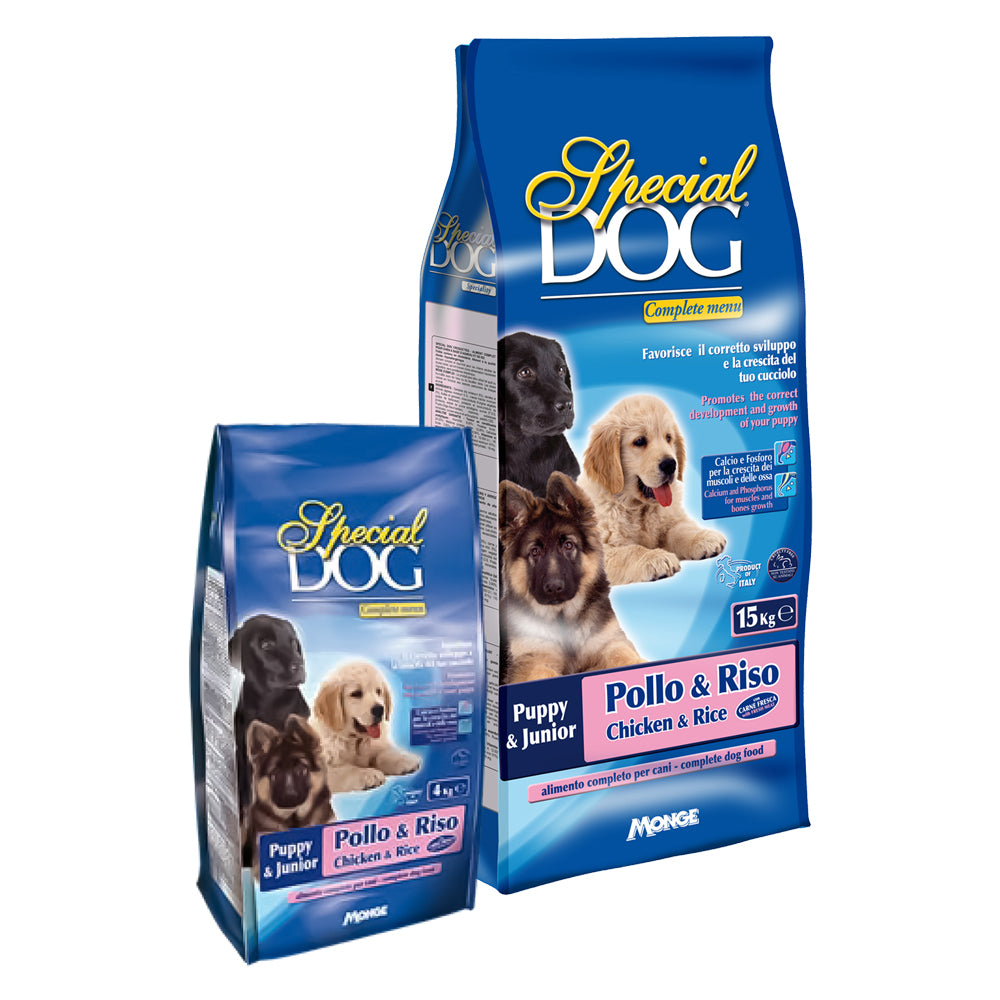 Hundefutter Junior 'SPECIAL DOG' Huhn und Reis - 15 kg