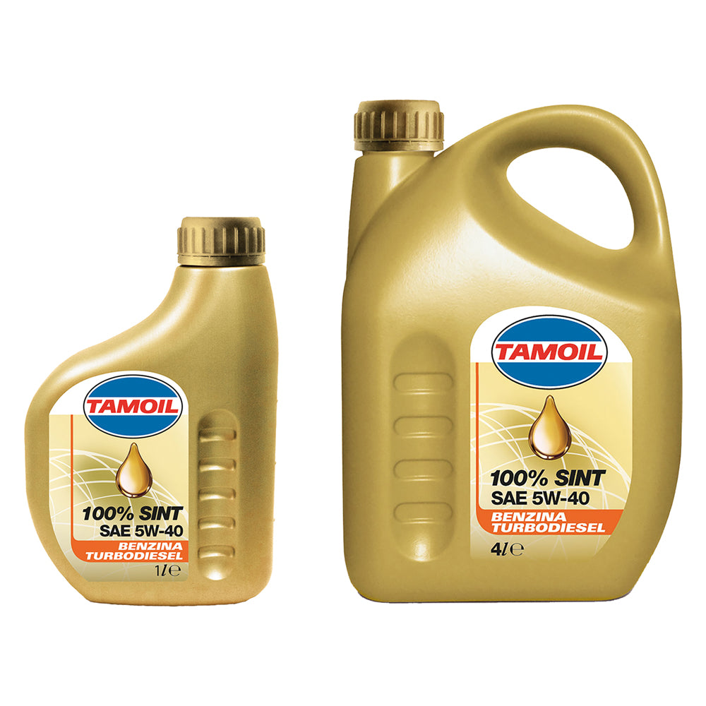 HUILE MOTEUR POUR VOITURES « TAMOIL 100% SYNT » 5W40 - 4 litres