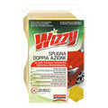 ÉPONGE DE LAVAGE DOUBLE ACTION POUR VOITURE « WIZZY » 16 x 10,5 x 7 cm