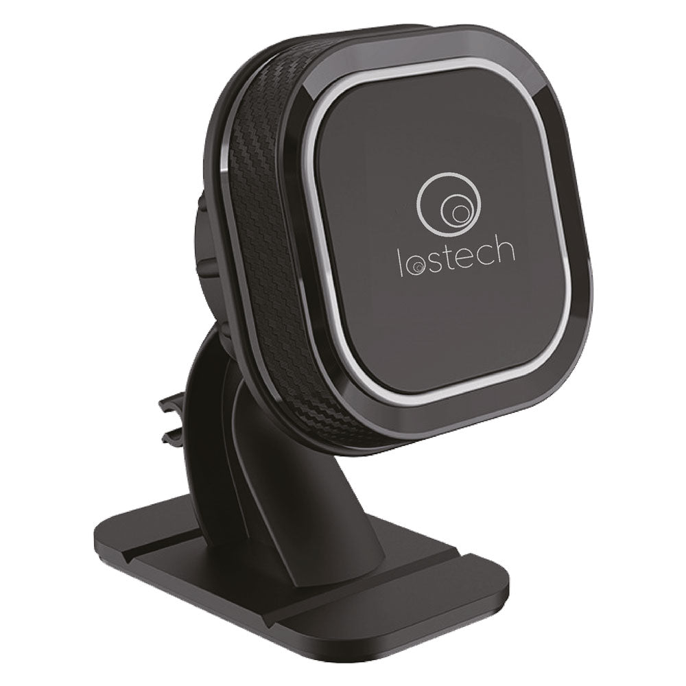SUPPORT TÉLÉPHONE VOITURE BASE ADHÉSIVE rotation libre