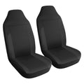 COPRISEDILE 'NIZZA NERO' set da 4 pezzi - 2 sedili + 2 poggitesta