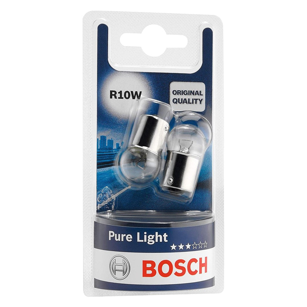 LAMPADINA LUCE TARGA R5W - 12 V - 5 W - attacco BA15s - 2 pezzi