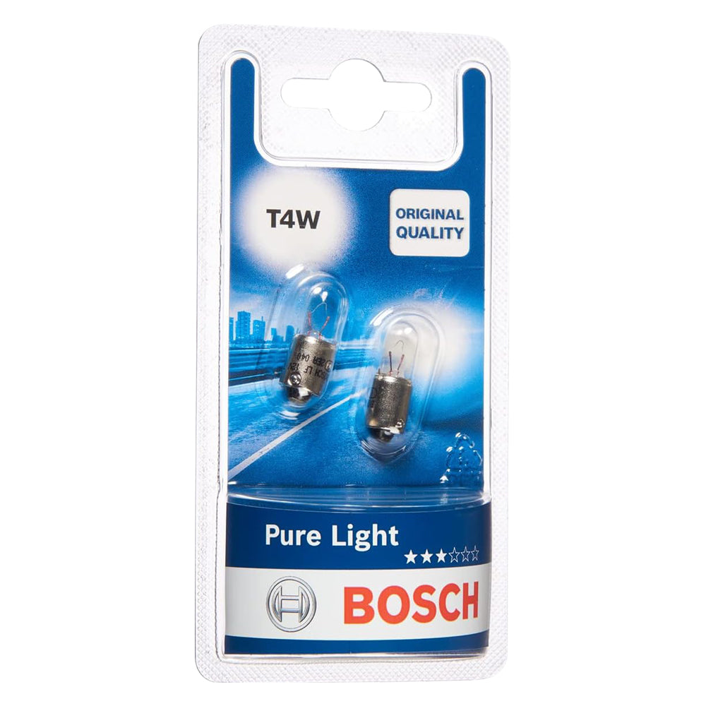 AMPOULE POUR FEUX DE DIRECTION ET DE POSITION T4W - 12 V - 4 W - culot BA9s - 2 pièces
