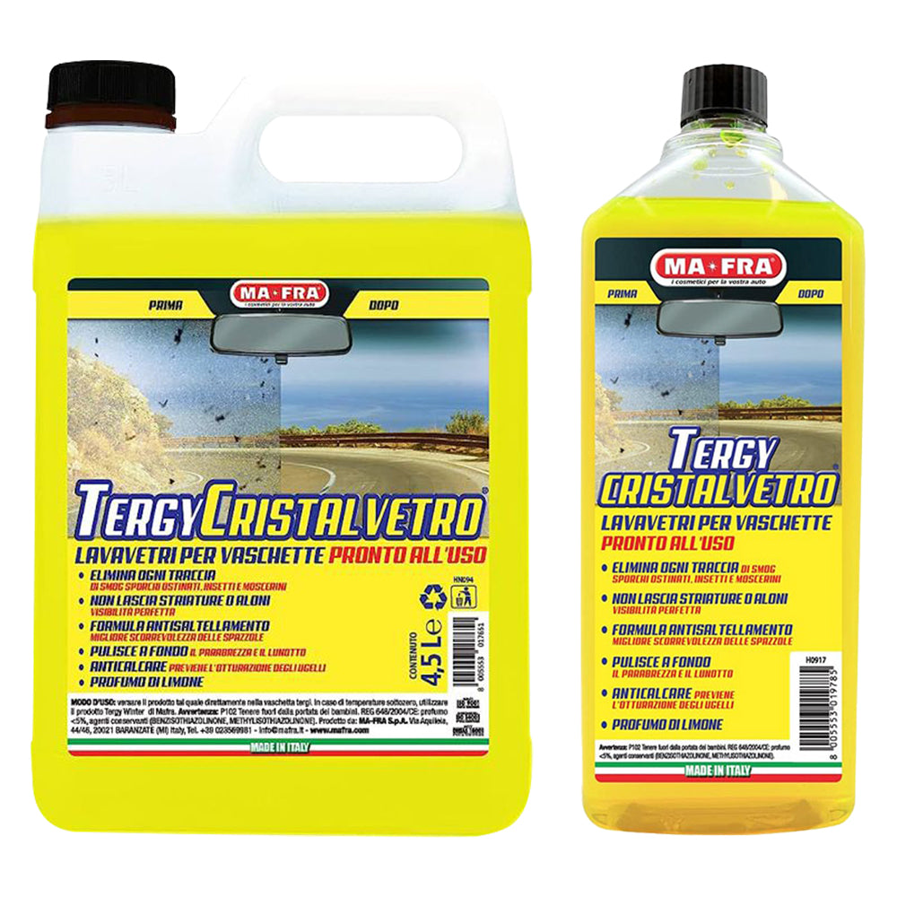 LAVAVETRI LIQUIDO 'TERGY CRISTALVETRO' ml 4500