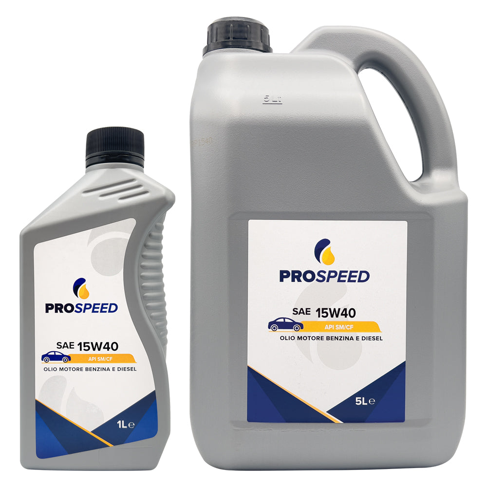 OLIO MOTORE PER AUTOVETTURE SAE 15W40 - lt. 5
