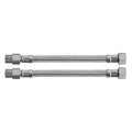 FLEXSCHLAUCH FÜR EINHEBELMISCHER 30 cm - 1/2 M x 3/8 F verlängerter Stecker - 2 St.