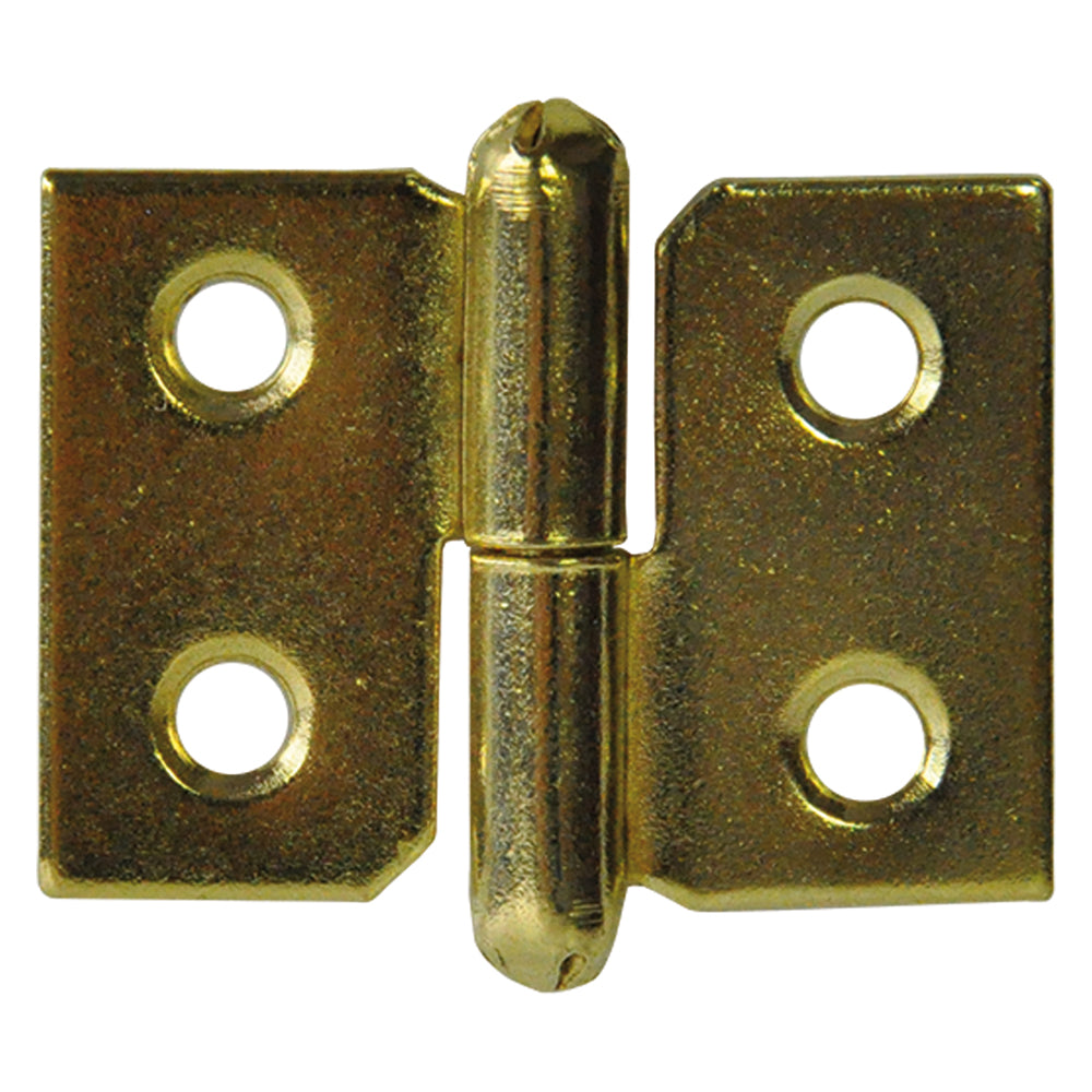 PAUMELLE-SCHANIERE 50 mm – 2 Stück vermessingt links