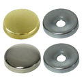 KEGELSCHRAUBENABDECKUNG 14 mm – 8 St. vernickeltes Messing