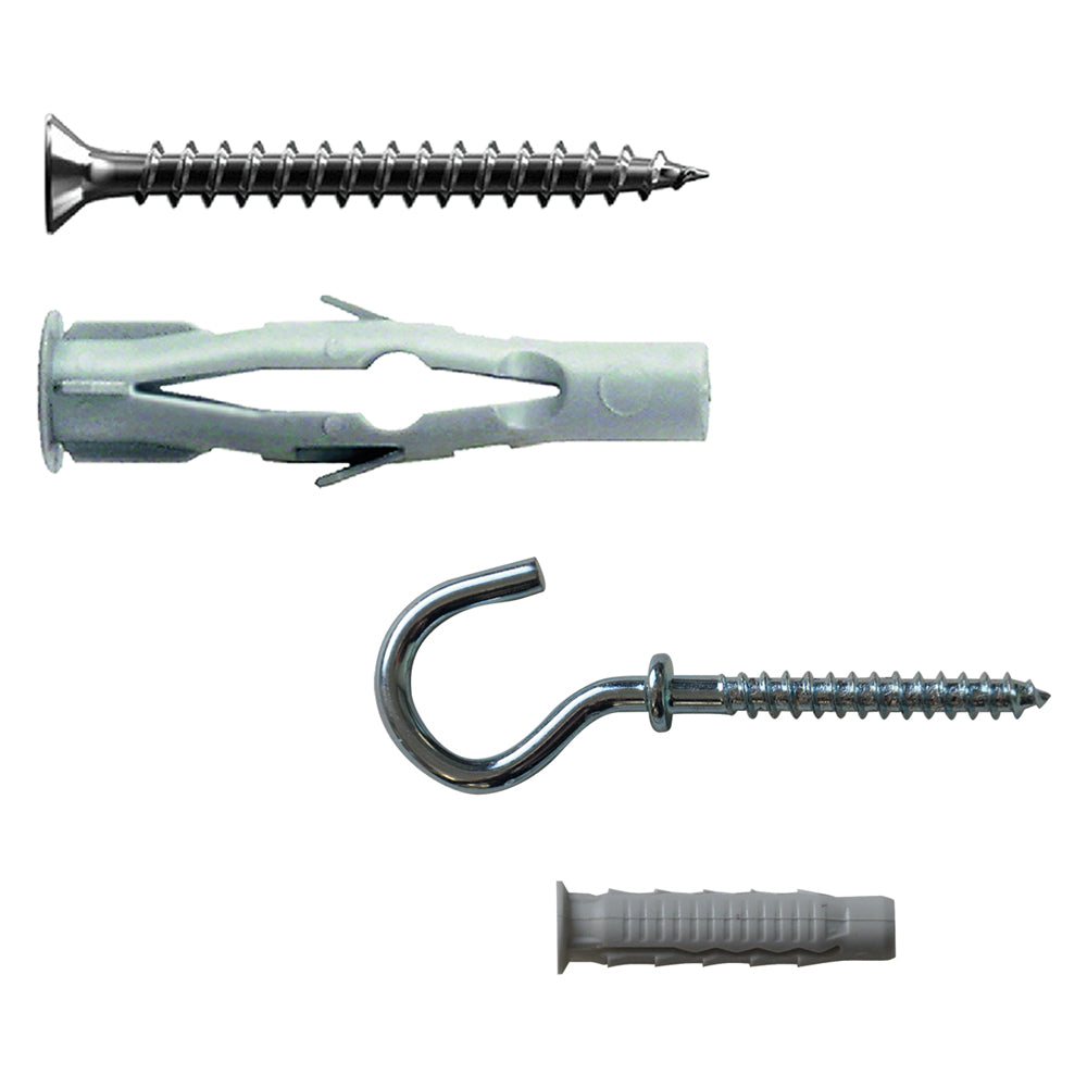 CHEVALET NYLON mm. 6 avec piton ouvert - 8 pces