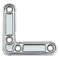 CORNIÈRE DE RENFORT ÉQUERRE mm 60 x 60 - 4 pces