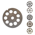 PIASTRA PER TRITACARNE Per n.12 - 9 fori da 12 mm.