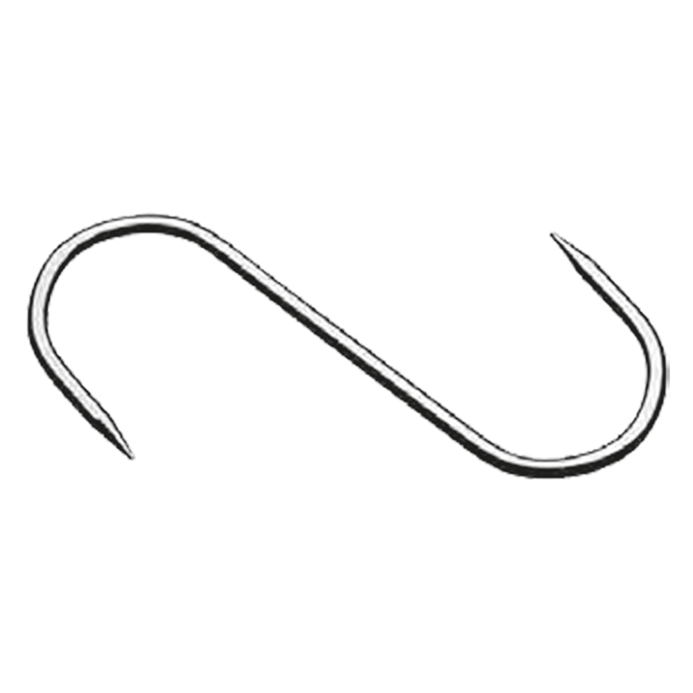 GANCIO FISSO 2 punte - mm. 180 x 8 cf. 10 pz