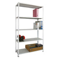 ÉTAGÈRE SECURKIT « PRO-METAL » L.100 x P.40 x H.200 cm montants extérieurs monoblocs (15/10)