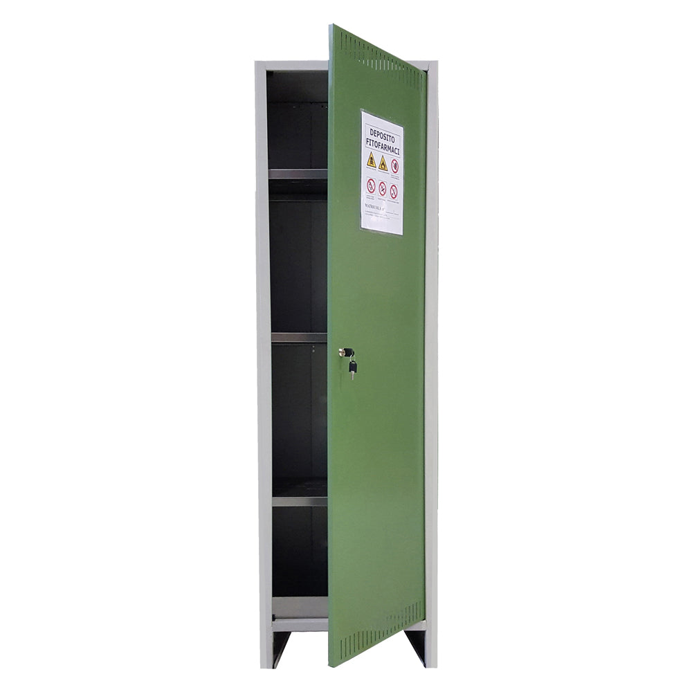 ARMOIRE DE RANGEMENT PRODUITS PHYTOSANITAIRES 'PRATIKO' 1 porte - cm L.50 x P.40 x H.179,5 - haute
