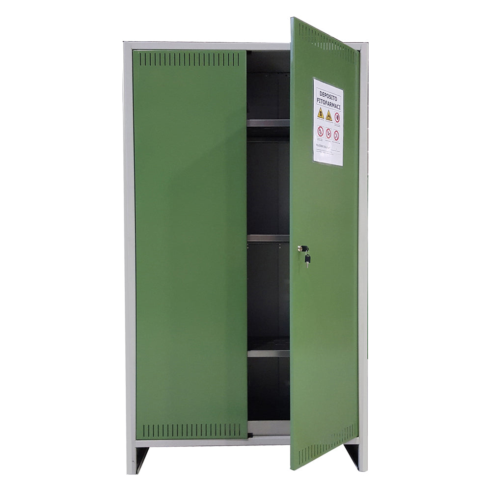 PFLANZENSCHUTZMITTELSCHRANK 'PRATIKO' 2-türig - B.100 x T.40 x H.179,5 cm - hoch