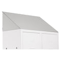 TOIT EN PENTE cm 50 x 50 x h.20 - pour pratique/sale/propre