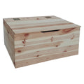 TRUHE 100 x 40 x H 40 cm - helles Holz