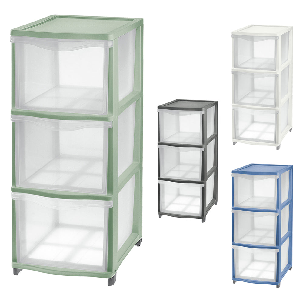 CAISSON DE RANGEMENT 'COVER LINE' transparent/graphite