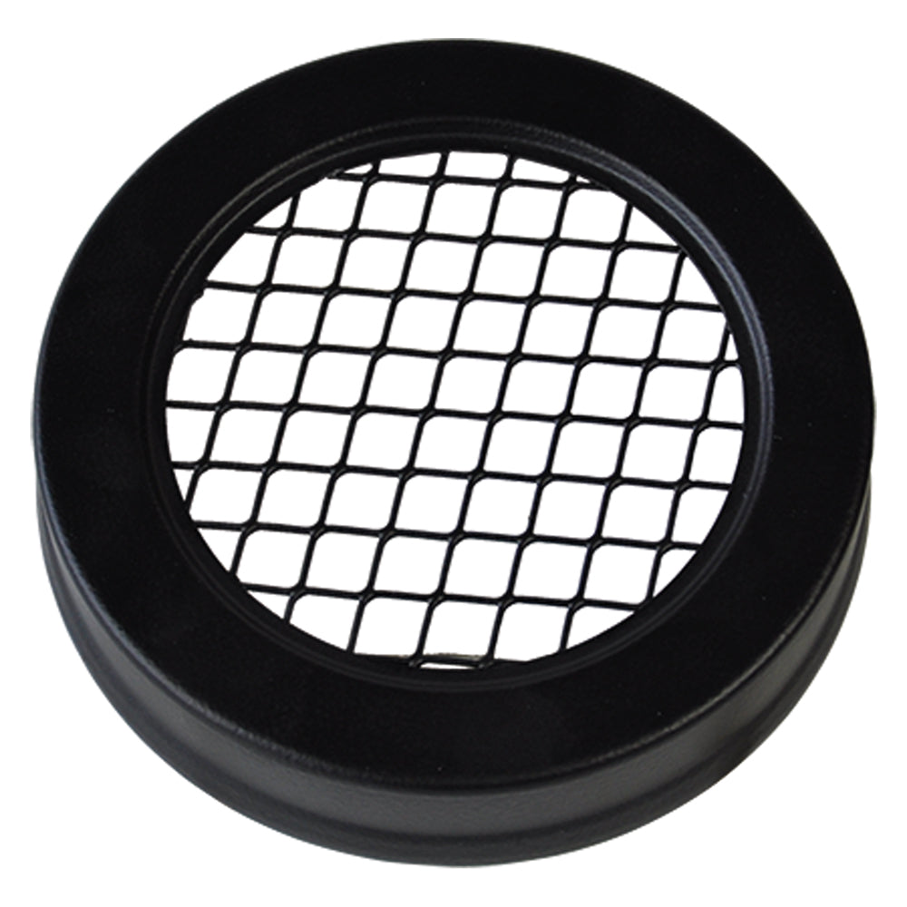 COUVERCLE AVEC GRILLE POUR CENDRIER POUBELLE couleur noire