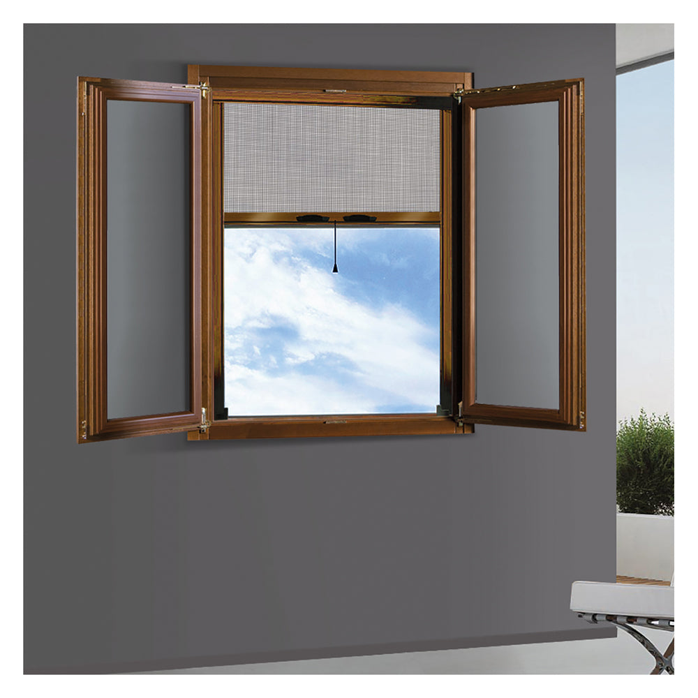 Vertikales Rollosystem für Fenster, 160 x 170 cm – Bronze