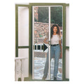 MOUSTIQUAIRE ENROULABLE HORIZONTALE 140 x 240 cm blanche