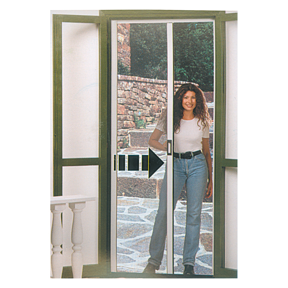 MOUSTIQUAIRE ENROULABLE HORIZONTALE 140 x 240 cm blanche