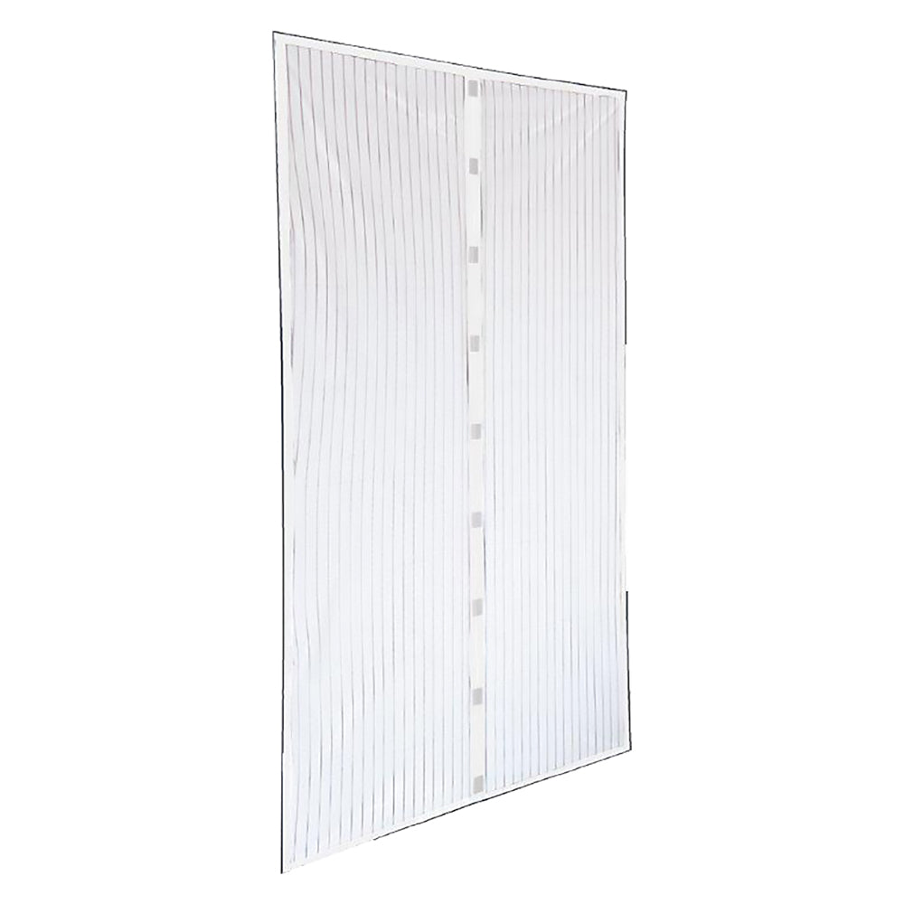 ZANZARIERA IN POLIESTERE CON MAGNETI PER PORTA 'ECCO MAGNET' cm 120 x 160 - col. grigio