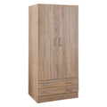 ARMADIO DUE ANTE LINEA 'ESPRESSO' cm. 46 x 82 x h.184 - rovere artisan