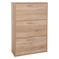 SCARPIERA 3 RIBALTE DOPPIE LINEA 'ESPRESSO' cm. 25 x 65 x h.120 - cemento
