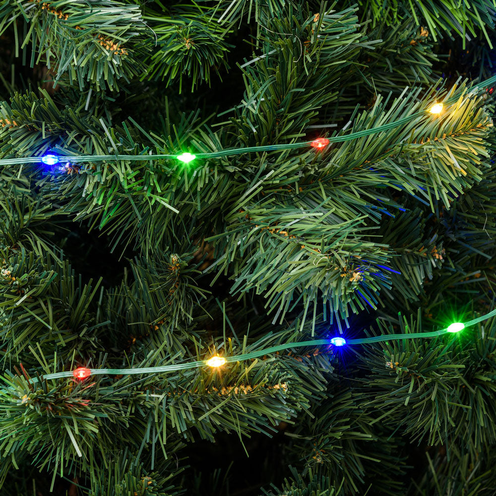 LED-LICHTERKETTE "MTL" 400 Tropfen, kaltweiß – 34 m (30+4)