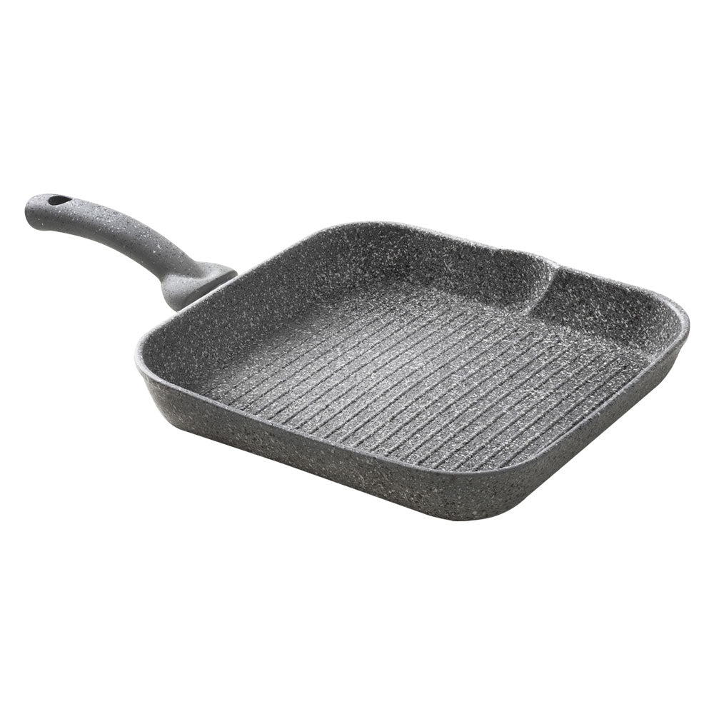 PLANCHA À GRILLER 'CUORE DI PIETRA' 28 x 28 cm (carrée)