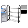 SCHUHSCHRANK MIT ABLAGEN 50 x 19 x H.65 cm - 4 Ebenen