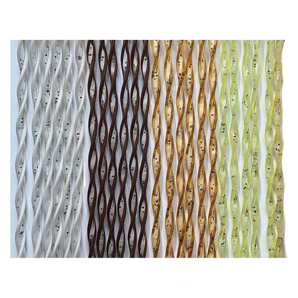 STORE HÉLICOÏDAL « LUNA » 100 x 220 cm - jaune/transparent