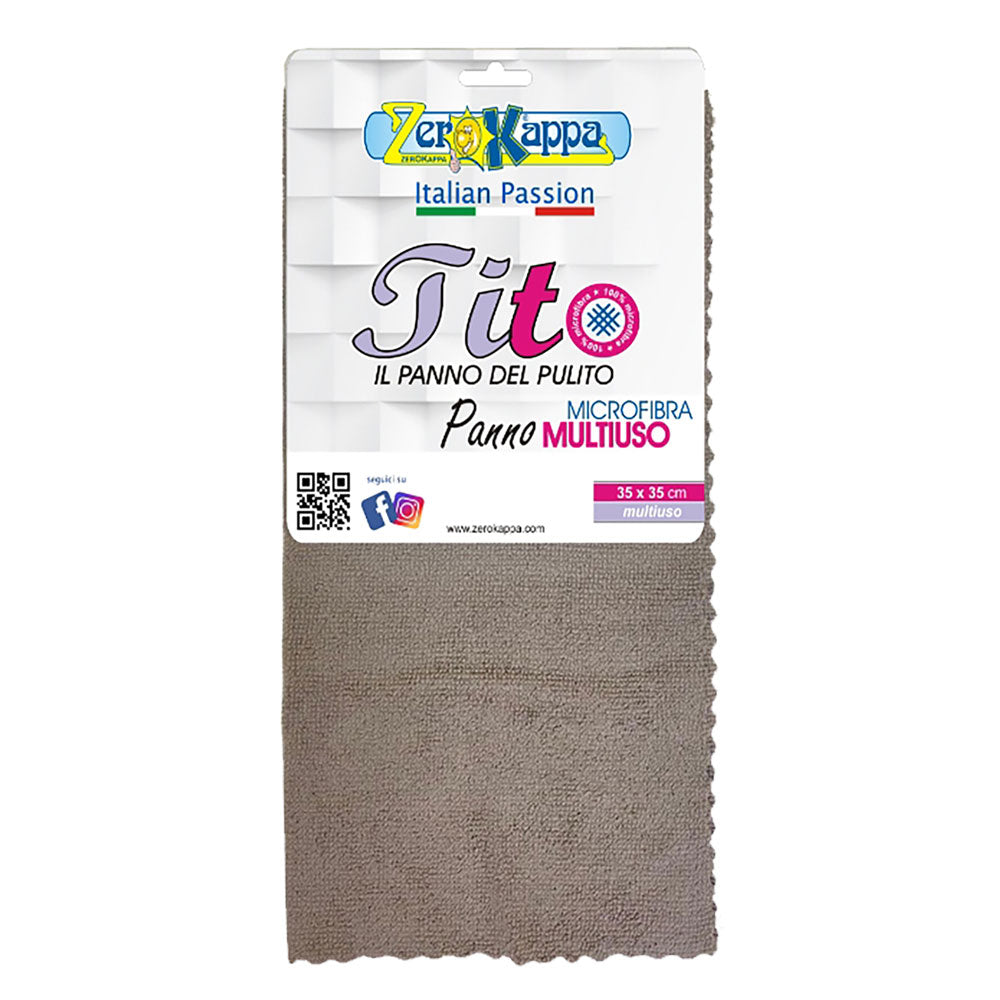 CHIFFON EN MICROFIBRE « TITO MULTI-USAGE » 35 x 35 cm