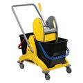 CHARIOT MULTI-USAGE DOUBLE BAC 2 bacs de 25 litres chacun
