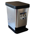 PATTUMIERA PER RACCOLTA DIFFERENZIATA 'MODA' 25 lt. - cm 27,4 x  37,9 x  45 - carbonio
