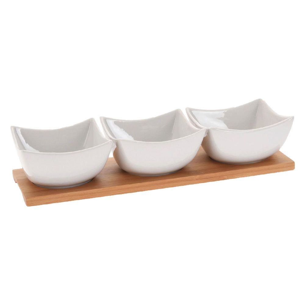 SCHALE MIT DREI SCHALEN 30 x 10 cm