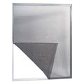 ZANZARIERA IN POLIESTERE ADESIVA PER FINESTRE 'ECCO' cm 120 x 160 col. grigio