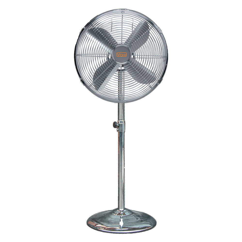 VENTILATEUR SUR PIED 'CHROME' 90 W - Ø 50 cm / hauteur maximale 150 cm